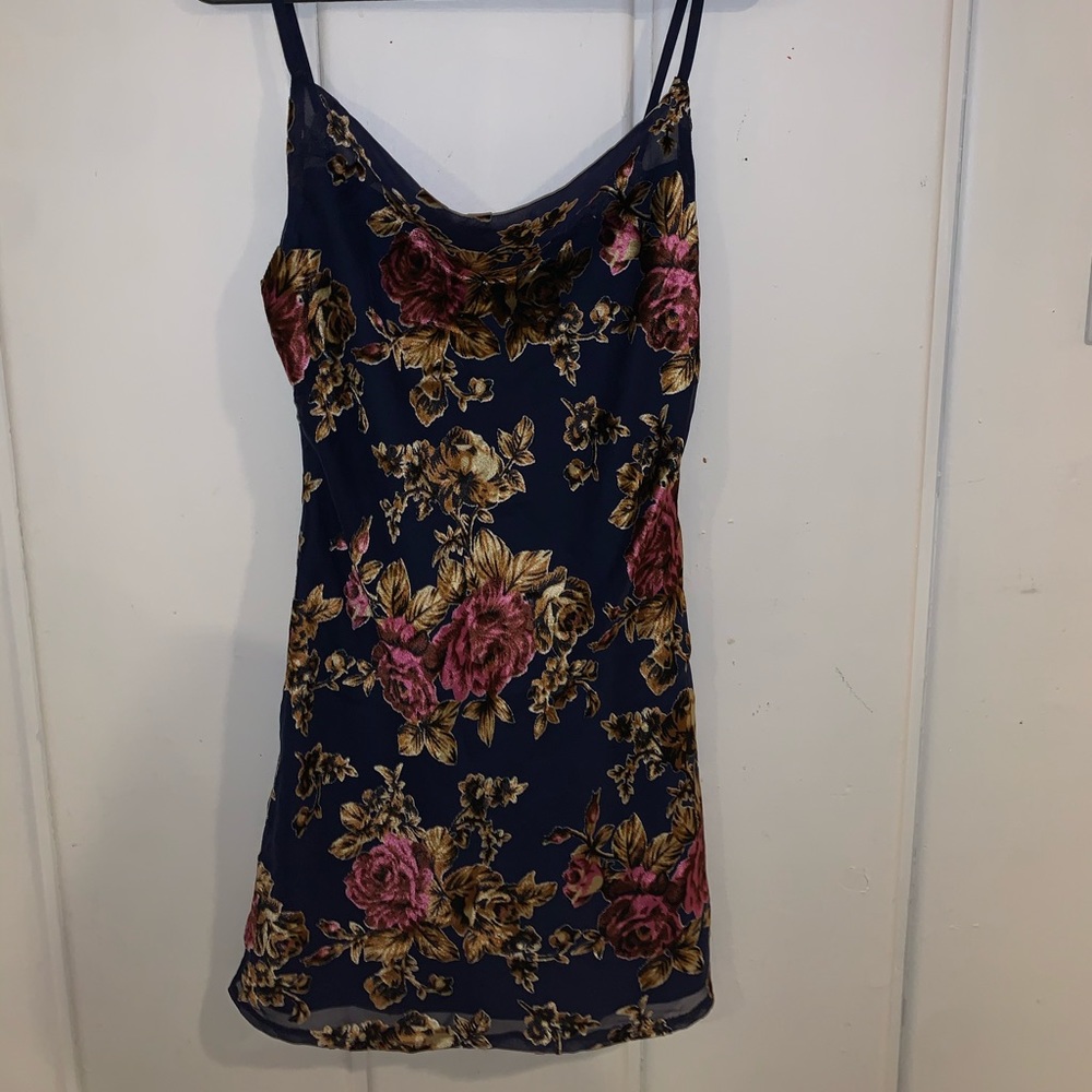Floral mini dress